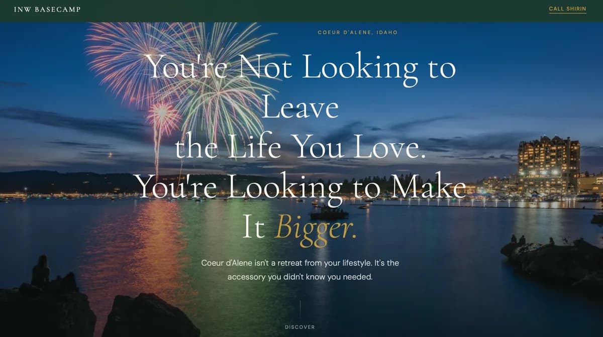 Screenshot of INW Basecamp — CDA Lifestyle