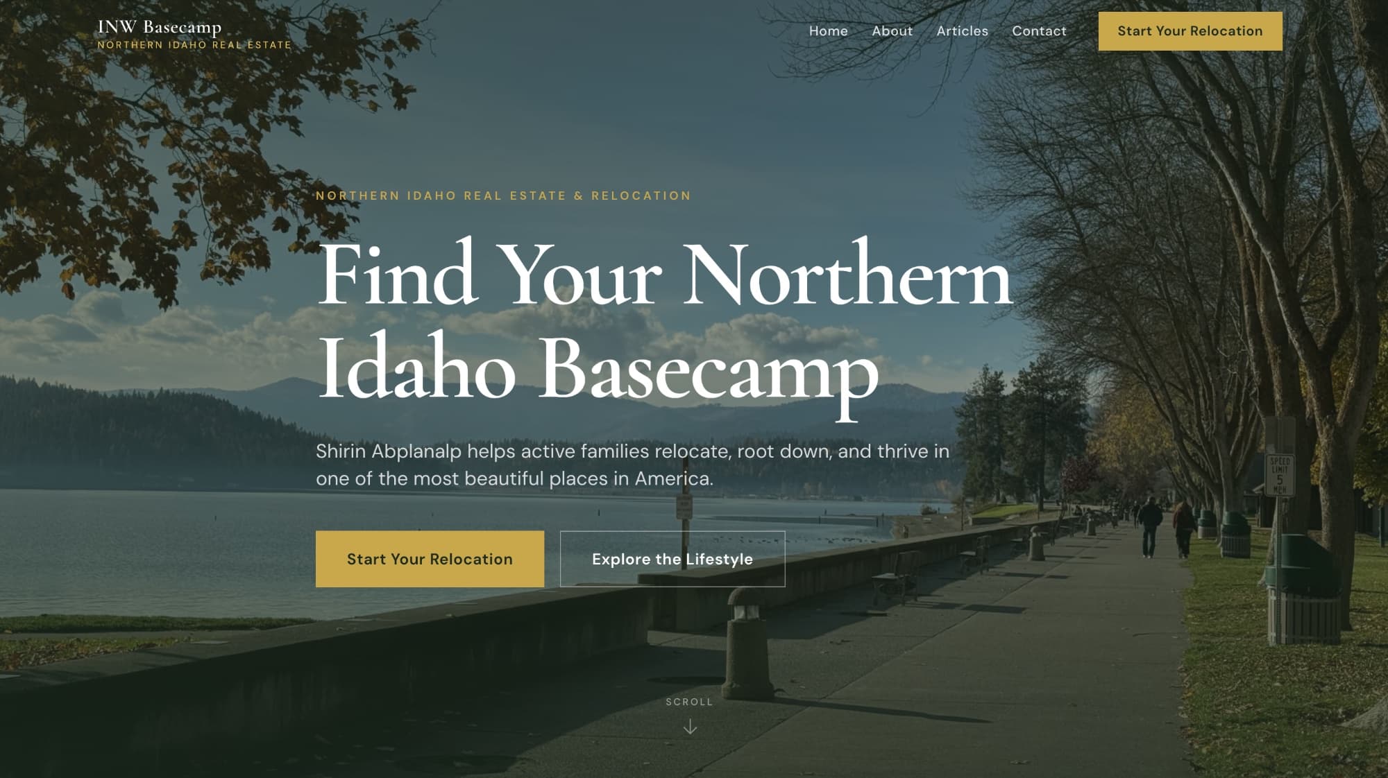Screenshot of INW Basecamp